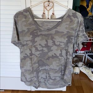 american eagle camo tshirt